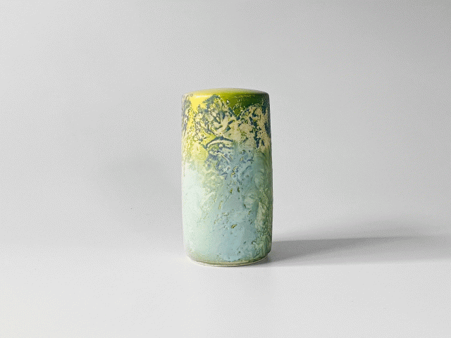 c-small green yellow light, 2018 – 15 × 8,4 cm