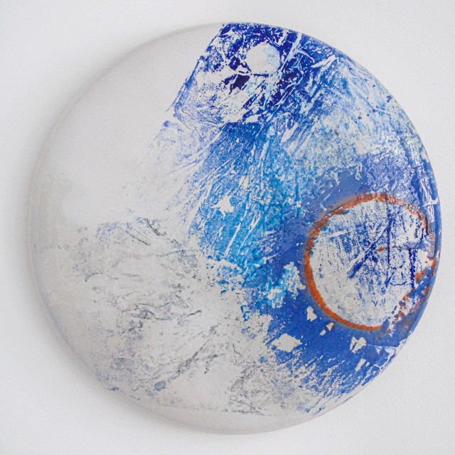 disk lazulite, 2018 – ⌀ 70 × 8 cm